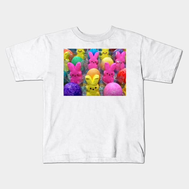 Eggs and Bunnies Study 2 Kids T-Shirt by bobmeyers